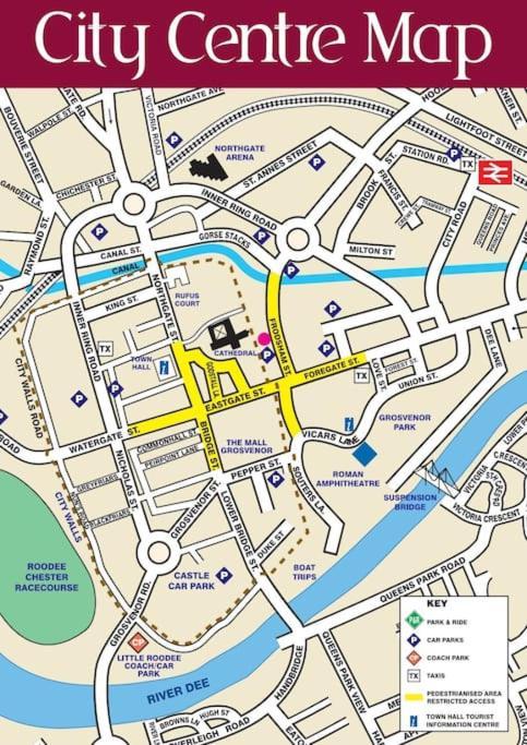 Luxury Apartment: City Centre, Stylish, Modern Честер Екстер'єр фото
